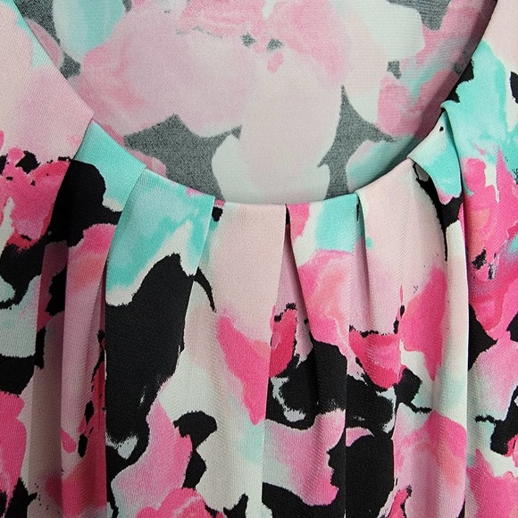 M Black Label by Evan Picone Floral blouse CC - Picture 5 of 10